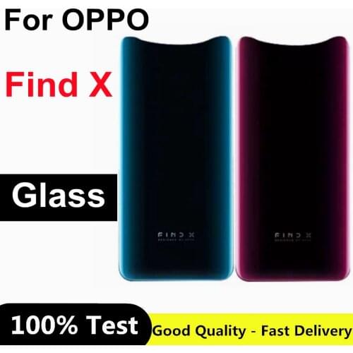 6.42" FindX Housing For OPPO Find X Back Door Battery Cover Rear Glass Repair Replacement for Oppo Find x Housing case