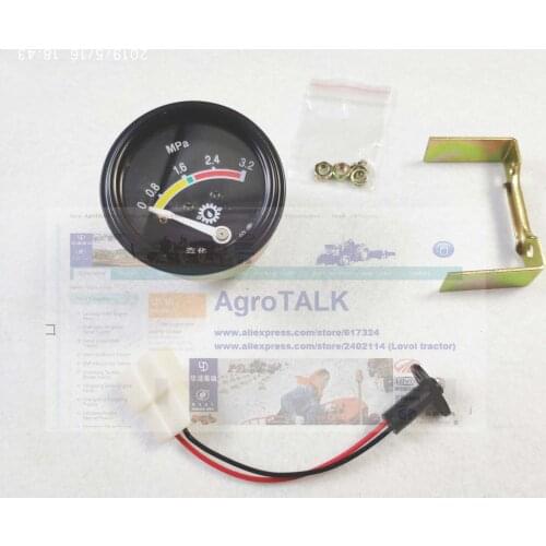 The oil pressure gauge 0-3.2 for Shanghai SHANGCHAI 6135, part number