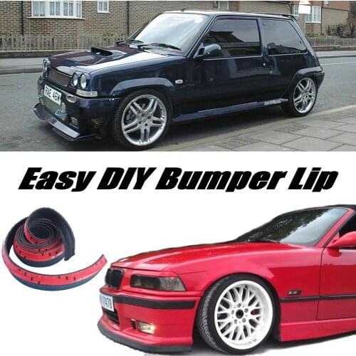 NOVOVISU Bumper Lip Deflector Lips For Renault 5 R5 Supercing Front Spoiler Skirt For View Car Tuning / Body Kit / Strip