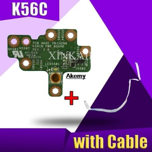FOR ASUS FOR S550 S550C S550CM S550CA S550CB POWER JACK POWER BOARD Switch Button Board with cable
