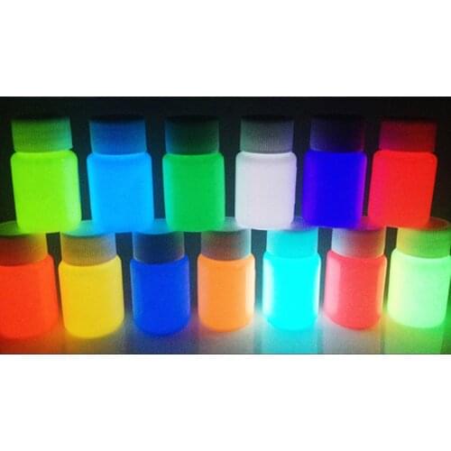 10g/bag No-Radiation Luminous Party DIY Bright Paint Star Wishing Bottle Fluorescent Particles Toys Glow in the Dark