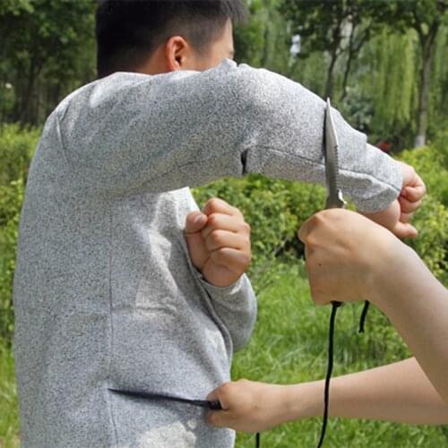 Self defense Anti-stab Anti Cut Clothing Anti blade t-shirts tactical men stab resistant bodyguard shirt police businessmen tops