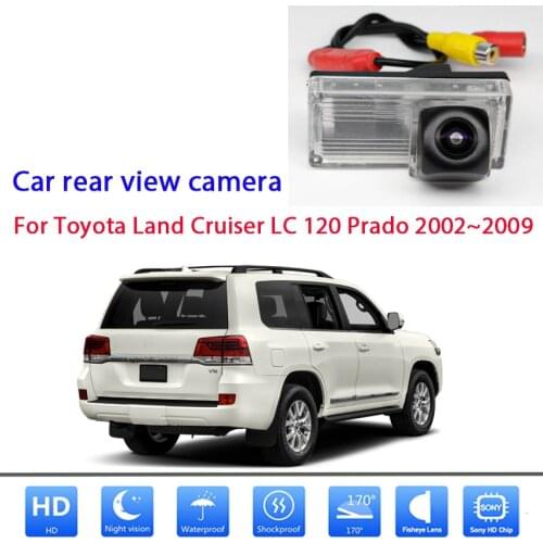 Reversing Parking Camera For Toyota Land Cruiser LC 120 Prado 2002~2009 CCD Full HD Night Vision Rear View Camera Waterproof