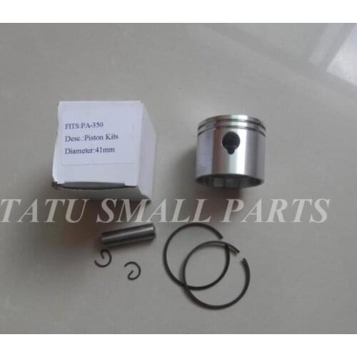 PISTON KIT 41MM FOR PARTNER 220 221 260 350 351 352 370 390 420 POULAN 1950 2150 2250 2550 CYLINDER ASY RINGS PIN CLIP AY