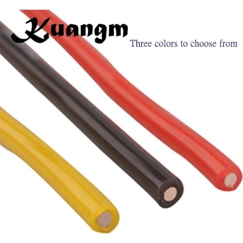 Kuangm 4square HIFI Hi-End Internal Cable Single Copper Wire High Temperature Resistant OCC Audio Amp CD player AC power cord