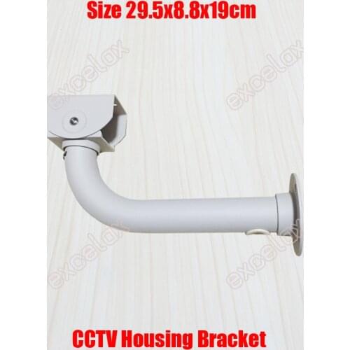 L Type 30cm CCTV Housing Bracket Outdoor Cable Protection Security Camera Wall Ceiling Mount Aluminum Alloy Stand by Excelax