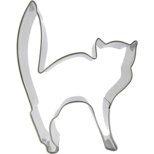 Cat shape biscuit cutting molds, baking tools, cake decorating soft candy tools