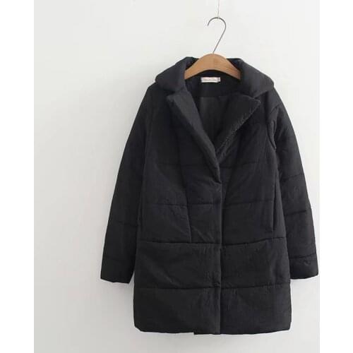 Autumn Winter New Women Cotton Parkas Slim red Coat Padded Warm Long Jacket 2020 Female Wadded Thickened Outerwears