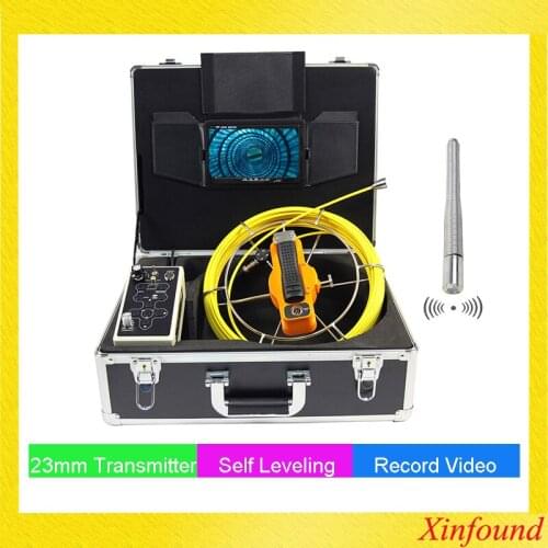 Transmitter 7inch 23mm CCD700TVL long cable camera Pipe Sewer Inspection Video Camera Drain Pipe Sewer Inspection Camera System