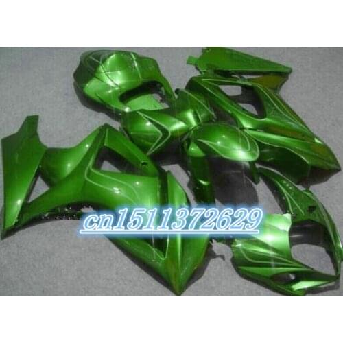 FIT for SUZUKI A green GSX-R1000 2007 2008 GSXR1000 2007 2008 Aftermarket ABS Fairing Plastic Kit