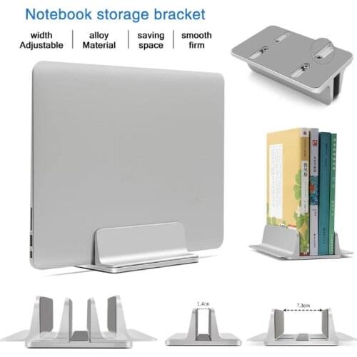 Alloy Standing Desk Laptop Stand Storage Adjustable Book Tablet Notebook Holder