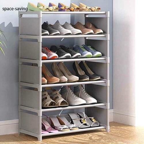 Multilayer Shoe Cabinet Simple Assemble Shoe Organizer Rack Saving Space Living Room Furniture Storage Holder Dorm Shoe RacK