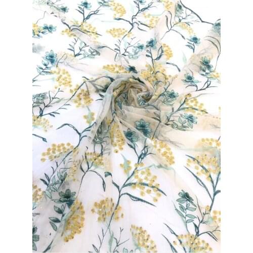 Latest French Nigerian Laces Fabrics High Quality ZH-566836 African Laces Fabric with embroidery