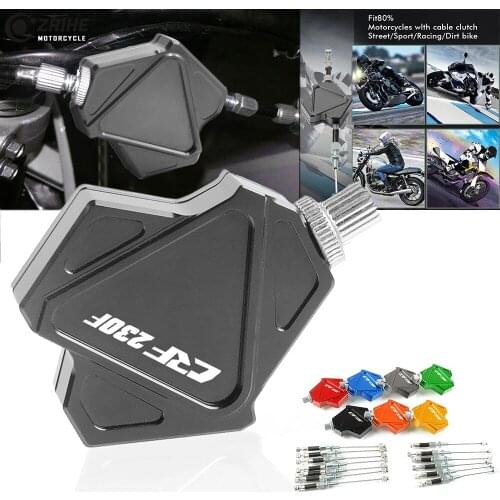 Moto Clutch Lever Assembly Dirtbike CNC Aluminum Pull Cable Lever Easy System For Honda CRF230F CRF 230F CRF 230 F 2003-2017