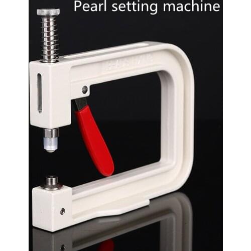 Pearl Setting Machine/Pearl Rivet Buttons Pearl Handmade Tools for Hats/Shoes/Clothes/Bags/Skirt Setting Machine DIY Accessories
