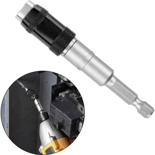 1/4" Hex Magnetic Screw Drill Tip Drill Screw Tool Quick Change Locking Bit Holder Drive Guide Drill Bit Screwdriver Pivot Drill
