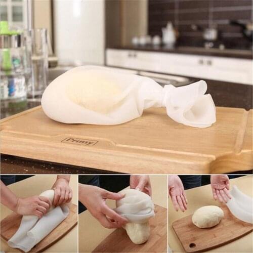 1 x Silicone Dough Mixing Bag Flour Pastry Maker Kneading Bags Kitchen Baking Tool