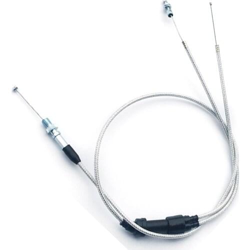 1pc Modified Dual Throttle Grip Cable Wire for KEIHIN PZ30mm Accelerate Carb