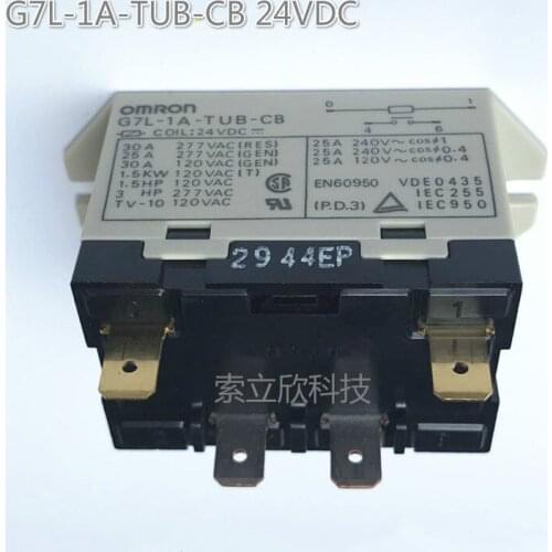 1pcs Relay G7l-1a-tub-cb 24vdc New G7l-1a-t High Power
