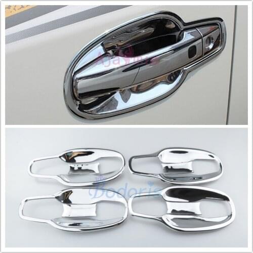 Door Handle Bowl Insert Trim 2008 2009 2010 2011 2012 2013 2014 2015 Chrome Car-Styling For Toyota Land Cruiser 200 Accessories
