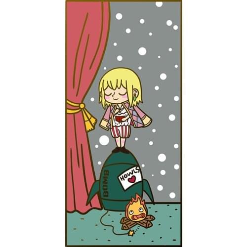 Howls Moving Castle x Haunted Mansion Mashup Enamel Pin