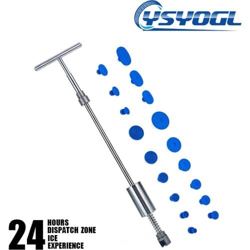 Tools Auto Repair Tool Car Dent Repair Dent Puller Kit 2 in 1 Slide Hammer Reverse Hammer Glue Tabs Suction Cups