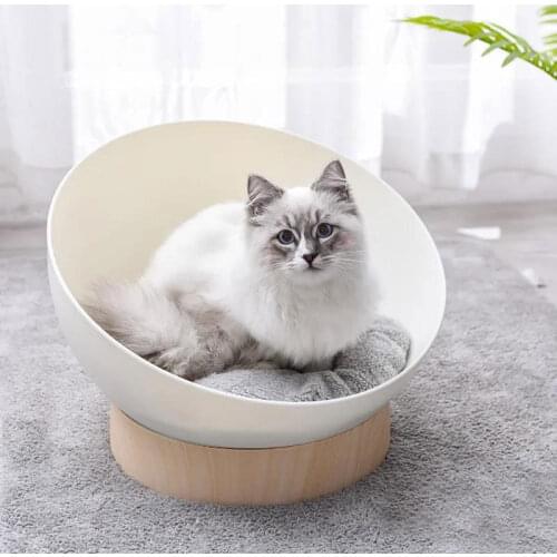 Pet Cat Bed House Hemisphere Kittens Kennel Beds Small Dogs Seasons Universal Cats Basket Window Indoor Home Mats Warm Products