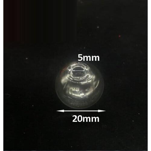 20pieces 20x5mm round hollow wishing glass globe orb bubble locket vial pendants handmade jewelry findings Crafts