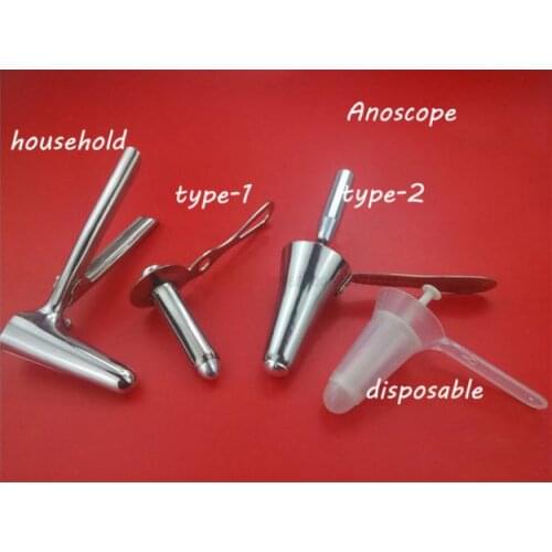 Medical sterile Disposable Anal Dilator 304 Stainless Steel Anal Mirror Colposcopy Vaginal Examination Sexy Medical Themed Toys