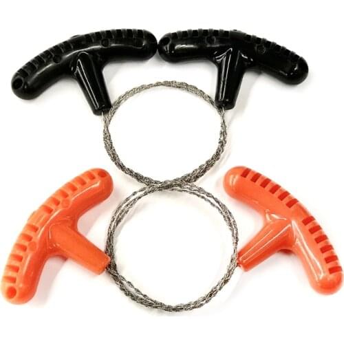 Approx 72cm Length Multifunctional PP Handle Wire Saw Sharp Teeth Not Easy to Hurt Hands Manual Essential tool X7XD
