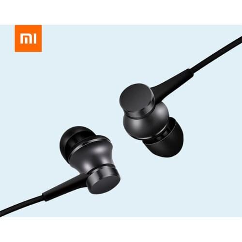 Xiaomi Piston Headphones Youth In-Ear 3.5mm Microphone Smart Adjustable Mobile Phone Computer Earbud Headset Earphones
