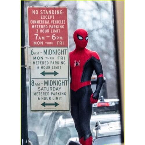 No Way Home Suit Cosplay Costume 3D print Halloween Zentai Bodysuit for Men Boys