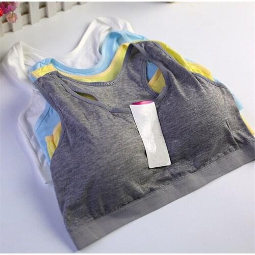 2018 New Cotton Girls Bra Solid Color Young Girls Underwear For Teenagers Girl student Children Bras Confortable Training Bra