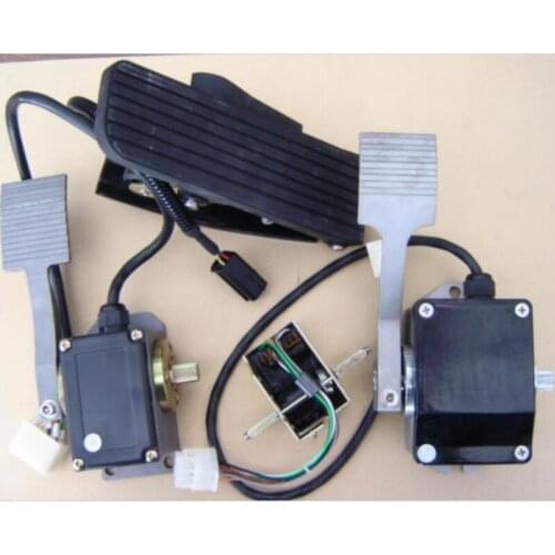 Electric Vehicle Throttle Pedal Forklift Foot Pedal Golf Cart Accelerator Pedal EV100 3.6-0 PB-6 0-5K EFP001 ET-165MCU ET-126MCU