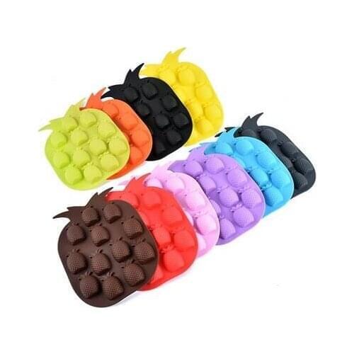 Quevinal Ice Cream Tools Brand New Ice Maker Mould Bar Party Drink Ice Tray Pineapple Shape Ice Cube Freeze Mold