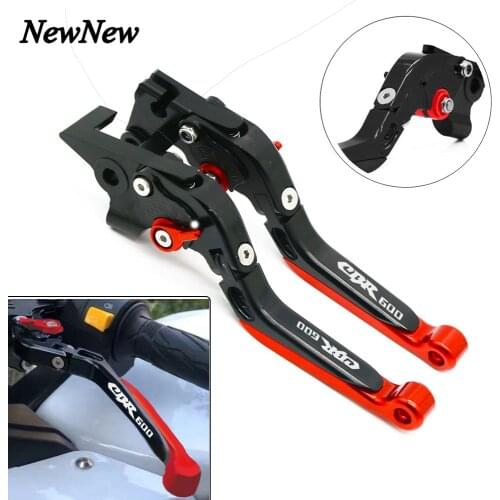 Motorcycle CNC Adjustable Folding Brake Clutch Levers Extendable Handlebar Grip For Honda CBR 600 CBR600 F2,F3,F4,F4i 1991-2007