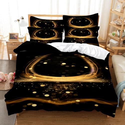 Luxury Marble Printed Bedding Set For Adults 2/3pc Home Textiles And Pillowcase Twin Queen King Size Black Marbling Duvet Cover