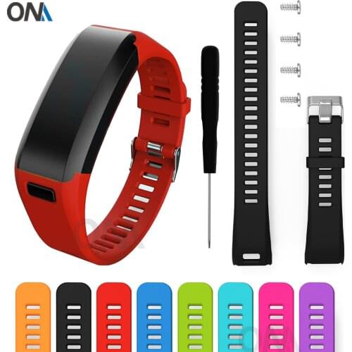 Smart Bracelet Strap Replacement Silicone Strap For Garmin Vivosmart HR With Screwdriver Tool Smart Watch Band Wristband Strap