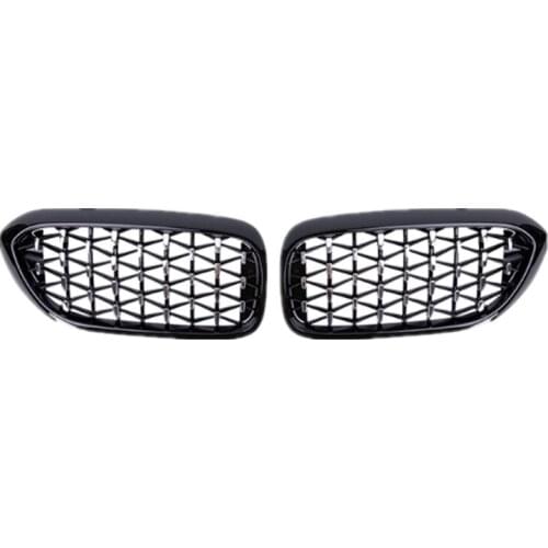 Styling center grille ABS Front Bumper grill Vertical Bar Middle Grill For BMW 5 series G30 G38 2018-2020