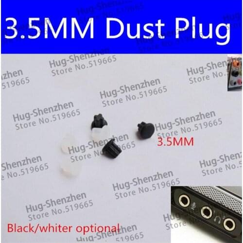 High quality 100pcs/lot 3.5MM earphone dust plug for laptop microphone port,audio port and loudspeaker box port /dust cover