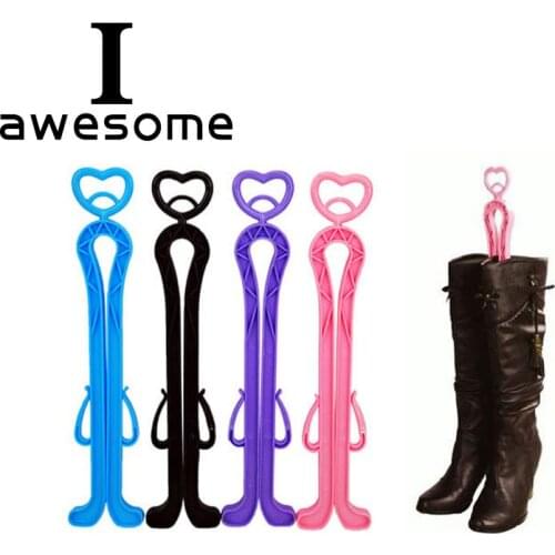 High quality Plastic PP Boot Trees Elastic Shoe Stretcher Tablet For Women Men Prevent Wrinkles Boots High boots Clip