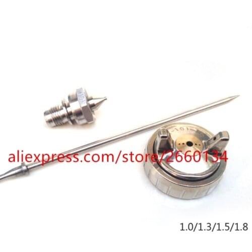 W-101 hand manual spray gun nozzle, 1.0/1.3/1.5/1.8mm Japan made, nozzle kit 101 nozzle kit FREE SHIPPING