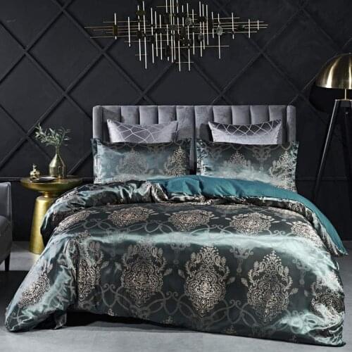 Jacquard Duvet Cover Bedding Set Quilts for Double Bed Queen King Size Luxury Nordic 150 Pillow Case 220x240 Home Textiles