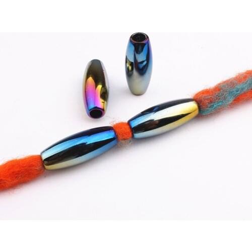 10Pcs Rhinestone Hair Dread Braids Dreadlock Beads Adjustable Braid Cuffs Clip Heart Shape Hair Extension Tool Jewelry