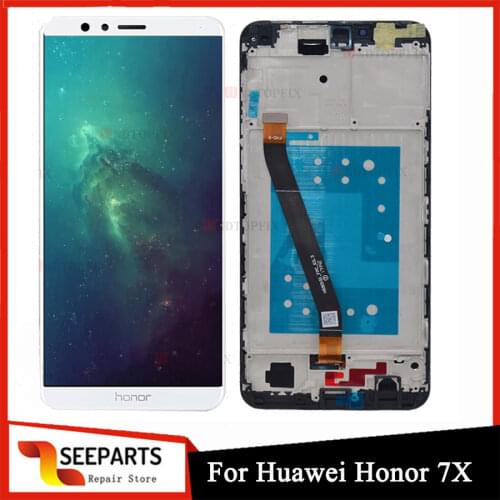 100% Tested 5.93" For Huawei Honor 7X LCD Honor 7X Display Touch Screen Digitizer Assembly BND-TL10 BND-AL10 BND-L21 LCD