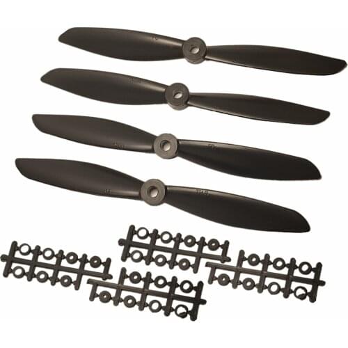 4pcs Plastic ABS Black FC7045 2-Blade Propeller CW/CCW For RC FPV DIY Quadcopter