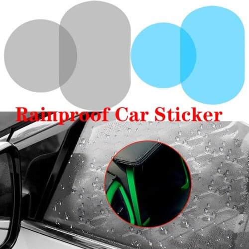 2pcs Anti Fog Film Rearview Mirror Rainproof Foils Clear Anti-Fog Films for Audi A6 C6 2005 - 2011 4F Car Accessories 2007
