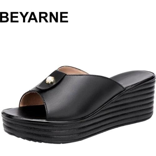 BEYARNEWedges Heel High Heel Sandals Women Summer Peep Toe Open Toe Heels Women Red Shoes Summer