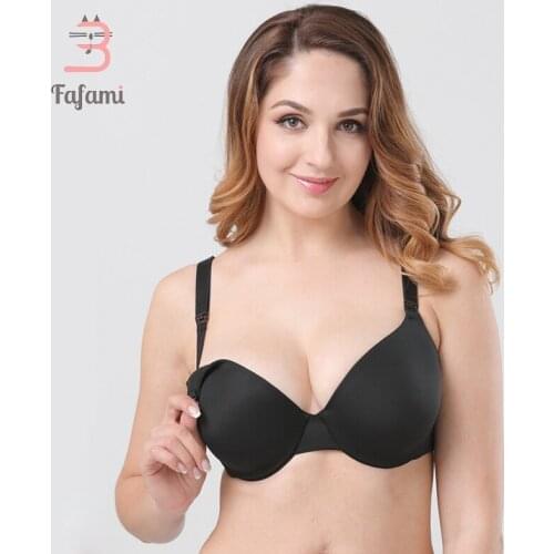 Maternity Nursing Bra 34C-44H Plus Size Full Coverage Back Smoothing Clip Down Pregnancy Breastfeeding Bra Maternity Clothes