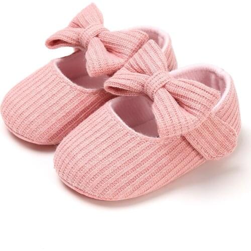 Baby Shoes Autumn bow knot girl soft shoes non-slip fashion bow shoes soft comfortable bottom